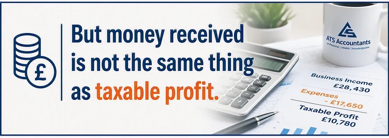 A key lesson from this HMRC enquiry case study: money received is not necessarily taxable profit. ATS Accountants helped reconstruct records, identify allowable business expenses and challenge HMRC tax calculations based on gross receipts.